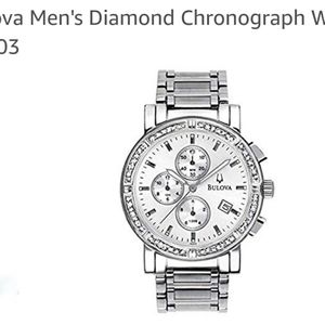 Bulova Diamond S.S. Men's Watch 96E03